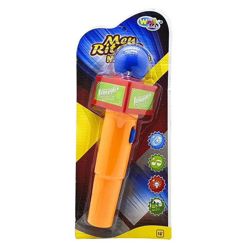 INSTRUMENTO MICROFONE 33CM WBU3756 Brinquedos