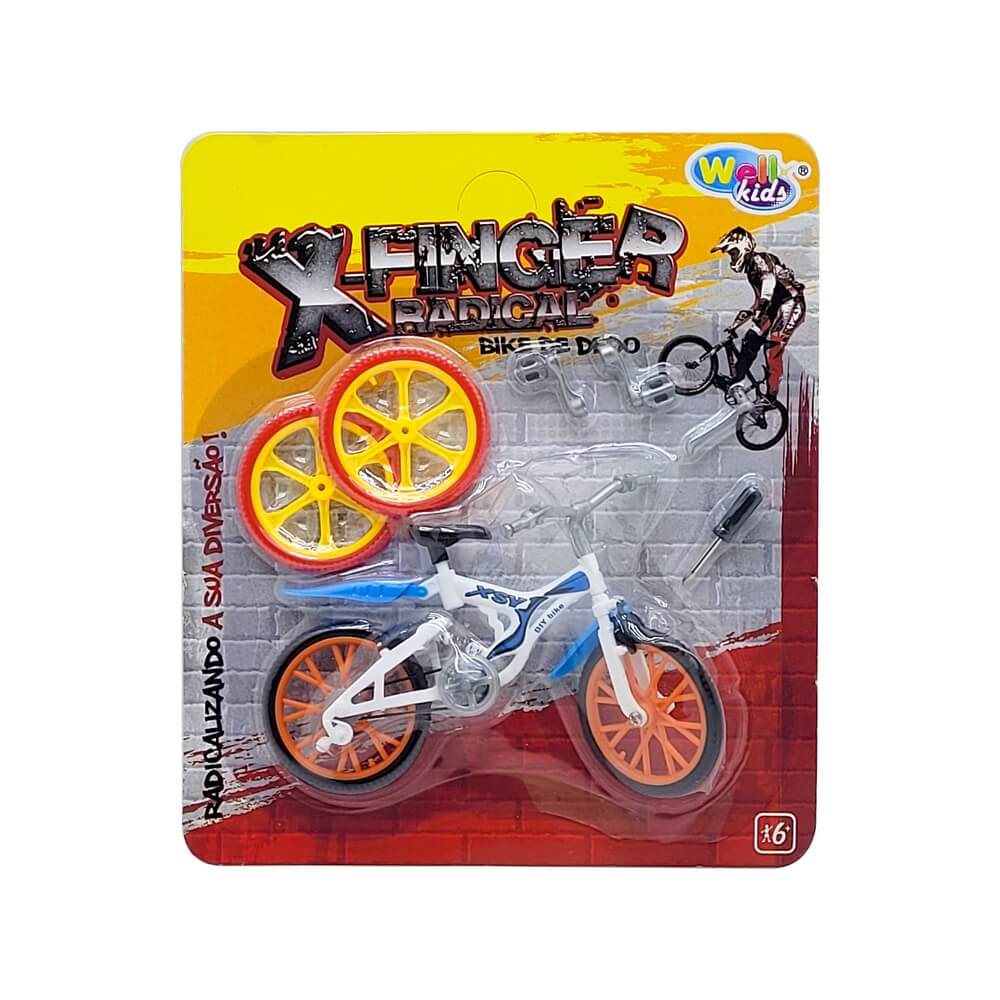 BRINQUEDO DE DEDO BIKE X-TREME WB2959 BIKE DE DEDO X-TREME C/ ACESS. WB2959, BIKE DE DEDO XTREME, BICICLETA DE DEDO, BICICLETA PLASTICO, BICICLETA, BRINQUEDO Brinquedos