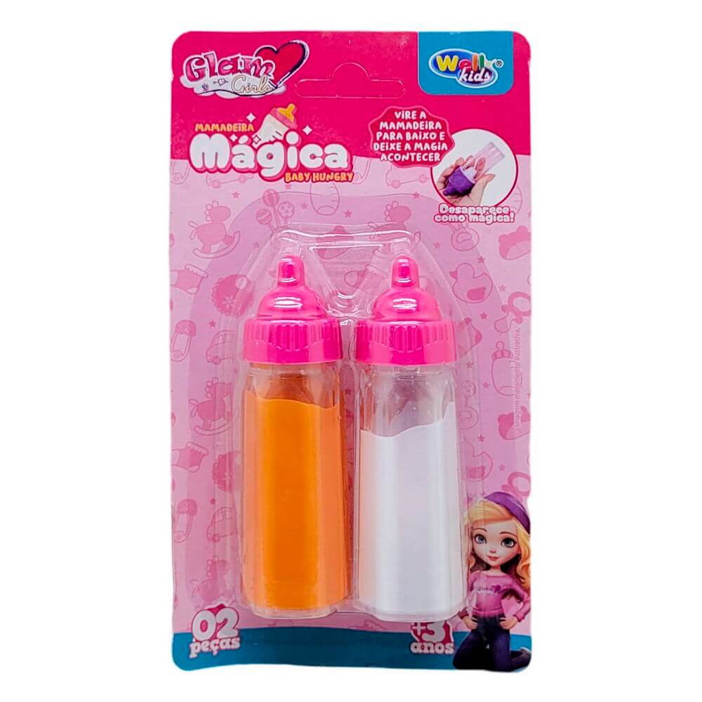 KIT PAPINHA MAMADEIRA 2PCS 18X10CM WB19040 MAMADEIRA MAGICA 2PCS WB19040, MAMADEIRA, MAMADEIRA MAGICA, CONJUNTO MAMADEIRA, BRINQUEDO MAMADEIRA, BRINQUEDOS Brinquedos