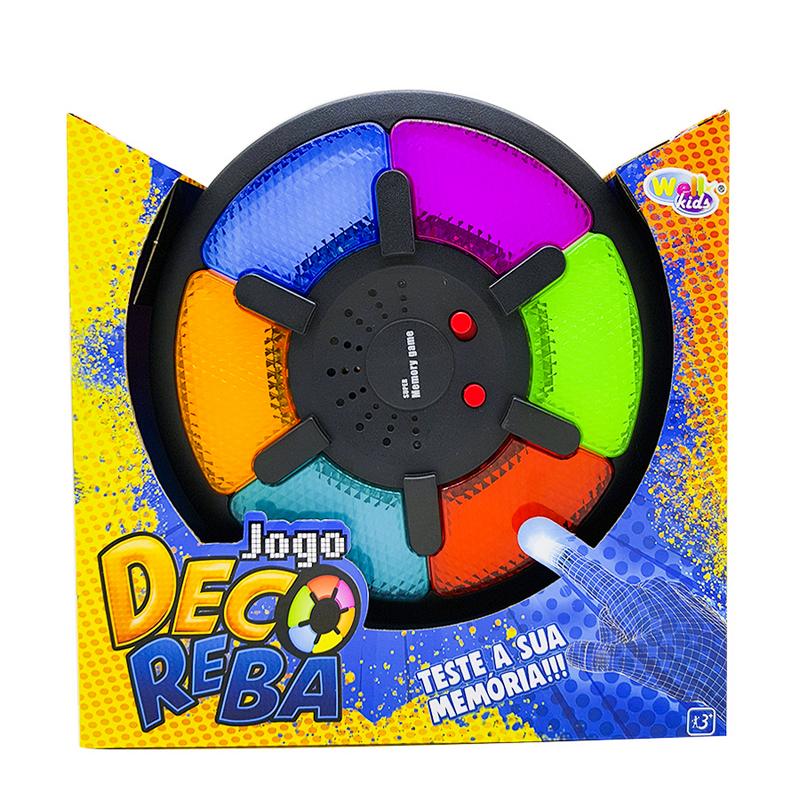 JOGO DA MEMORIA DECOREBA WB6793 JOGO DECOREBA, JOGO MEMORIA DIGITAL, JOGO TESTE MEMORIA Brinquedos