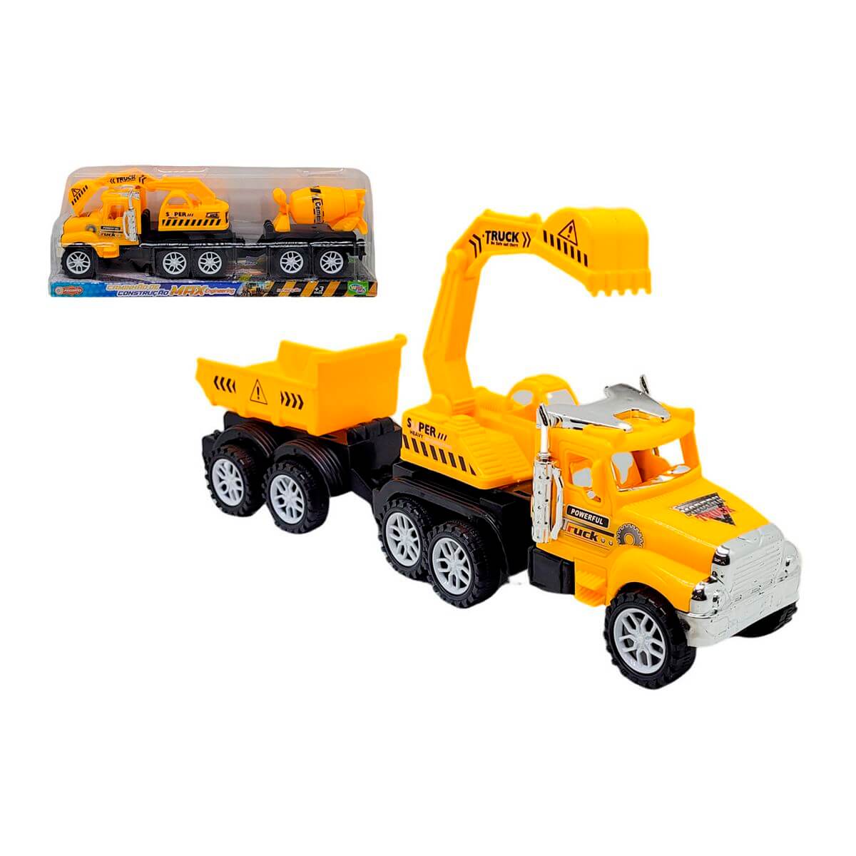 CAMINHAO A FRICCAO CONSTRUCAO 31CM WB19352 CAMINHAO CONSTRUCAO A FRICCAO WB19352, CAMINHAO, CONSTRUCAO, FRICCAO, CARRINHO, BRINQUEDOS Brinquedos