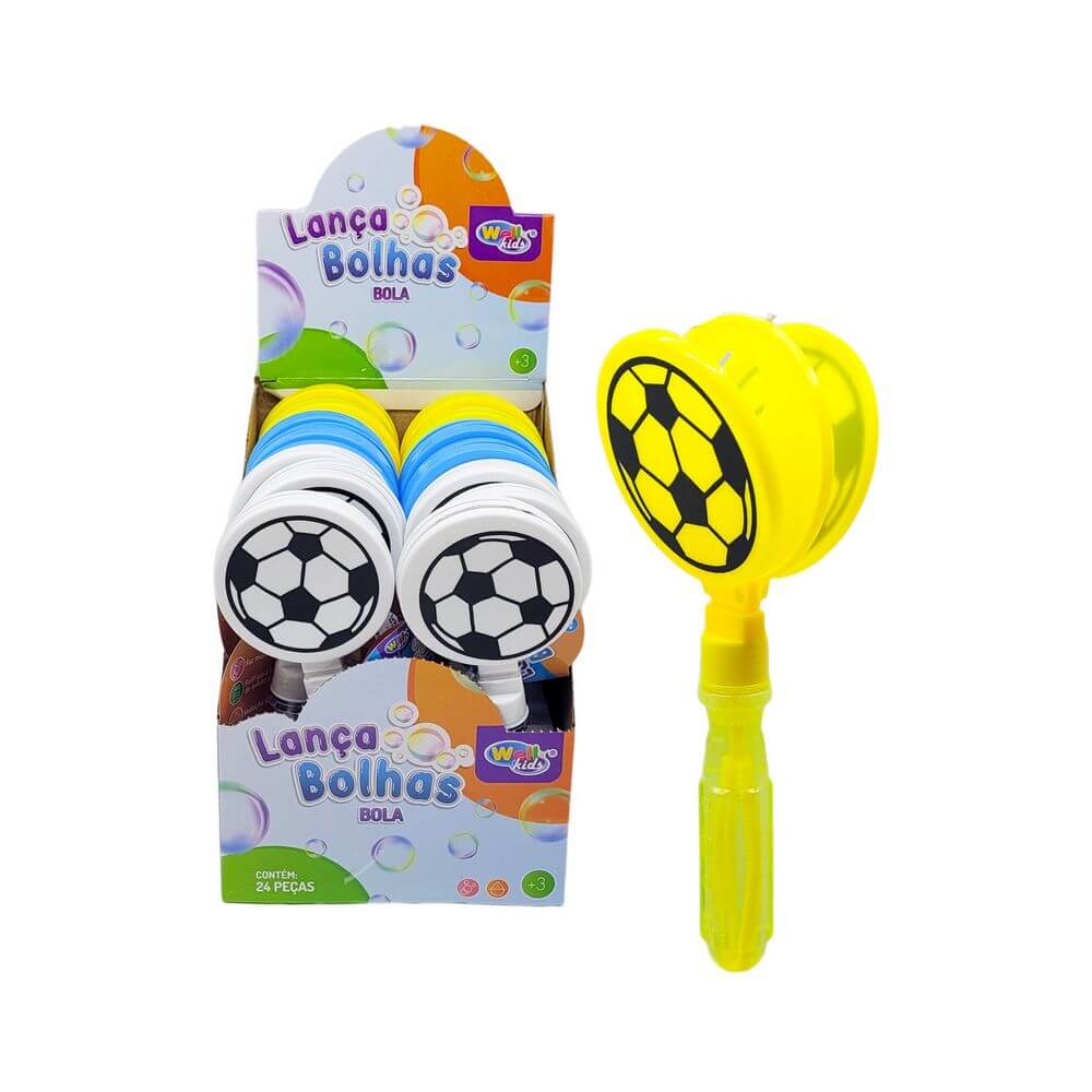 BOLHA DE SABAO BASTAO 21CM FOOT WB11913 BASTAO LANCA BOLHAS FOOT WB11913, BRINQUEDO LANCA BOLHAS, BRINQUEDO BOLHAS SABAO, BOLHAS SABAO, BRINQUEDO BOLHAS FUTEBOL Brinquedos