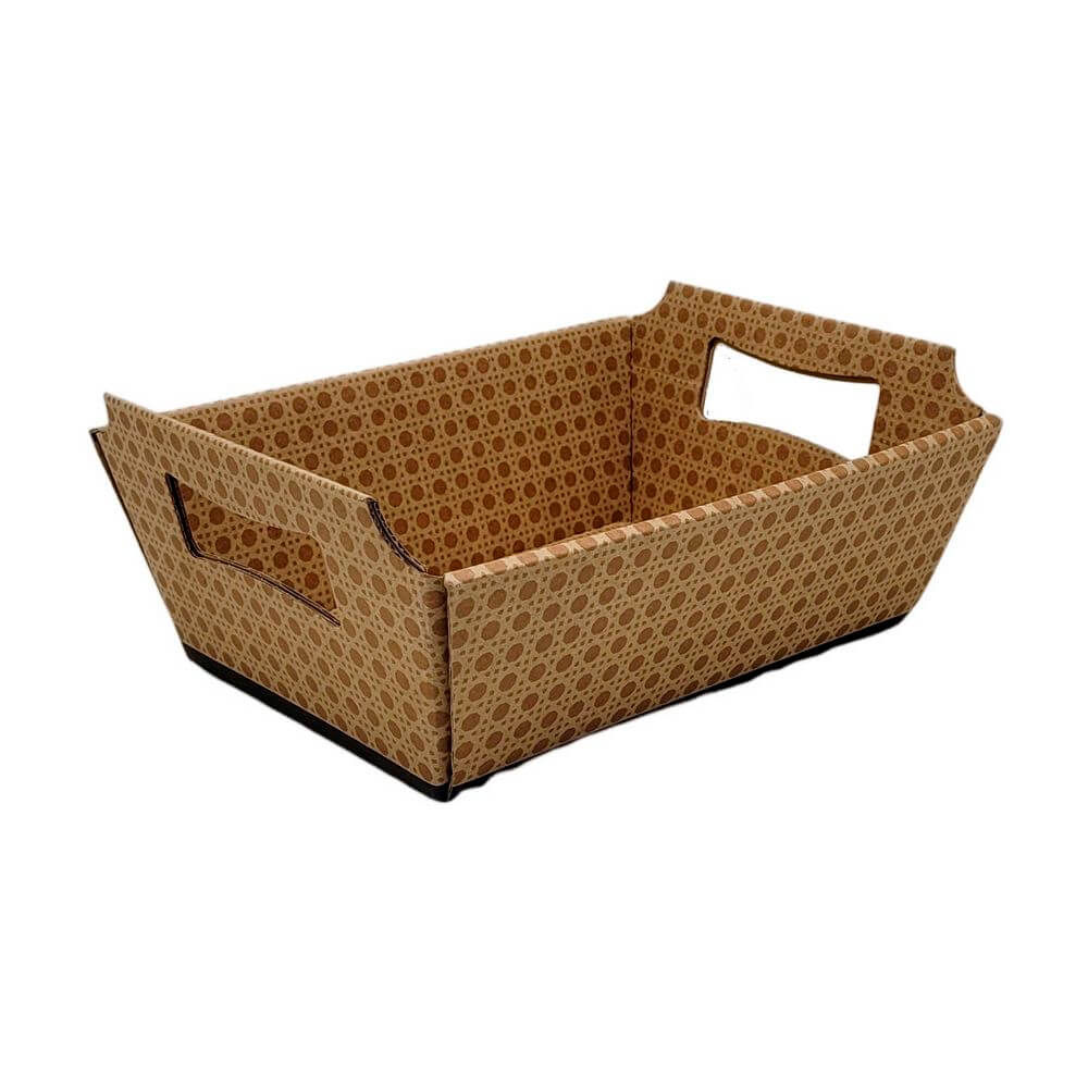 CESTA CARTONADO DECORADO 22X15X9CM CESTA DECOR PAP.CARTAO 22X15X9CM, CESTA, CESTA DECORADA, CESTA PAPEL CARTAO, CESTA COLORIDA, CESTA PRESENTES, PRESENTE Decoracao e Presentes