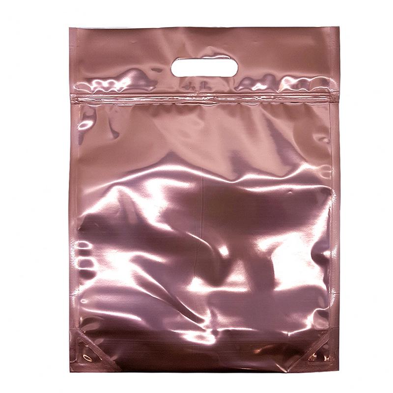 SACOLA LAMINADA C/ ZIPER MD 32X40X5CM Decoracao e Presentes