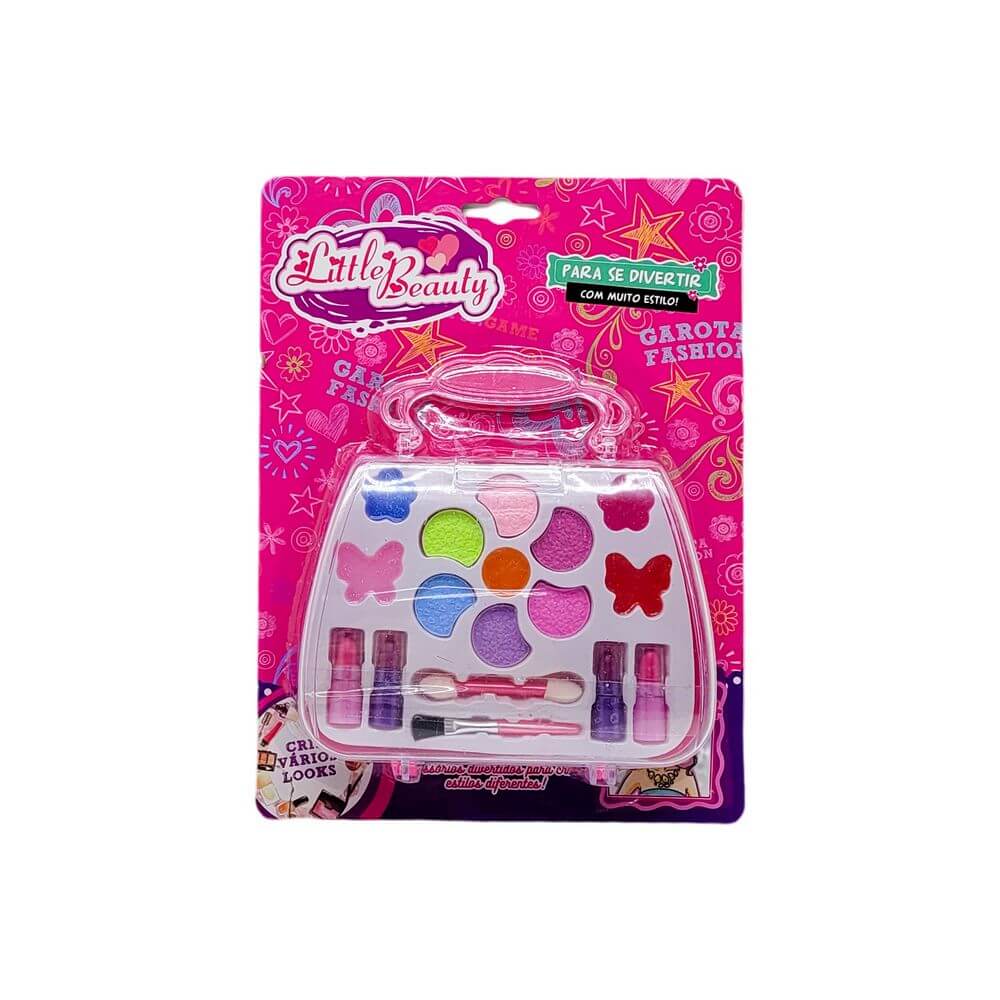 KIT MAQUIAGEM P/ BONECA 24X18CM PD-91109 KIT MAQUIAGEM P/ BONECA PD-91109, KIT MAQUIAGEM, MAKE, MAQUIAGEM PARA BONECA, MAKEUP Beleza & Saude