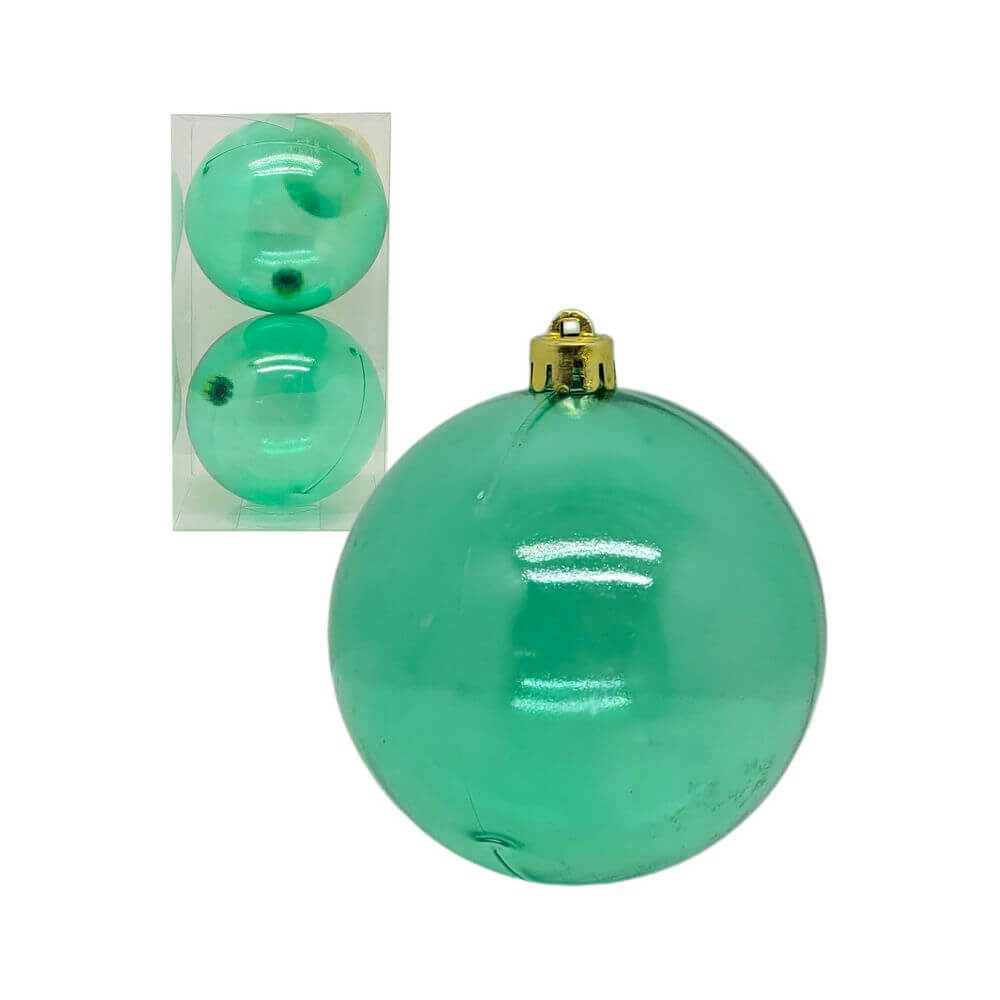 BOLA DE NATAL KIT NTB87482 C/2 10CM ENF. NATAL C/2 BOLAS NTB87482, ENFEITE NATAL, ENFEITE NATALINO, ENFEITE BOLAS NATAL, ENFEITE BOLAS ARVORE NATAL Natal e Ano Novo