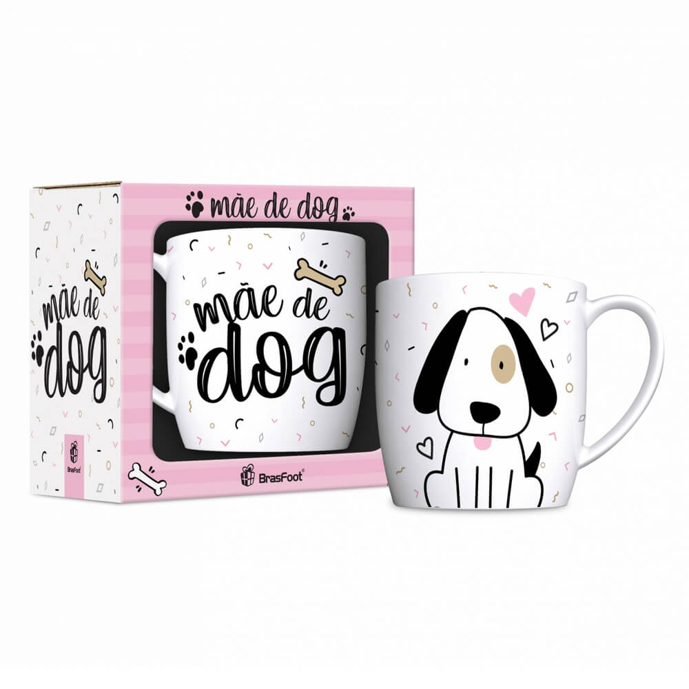 CANECA BRASFOOT 360ML MAE DOG 12112 CANECA BRASFOOT 360ML MAE DOG 12112, CANECA BRASFOOT MAE DE DOG, CANECA MAE DE DOG, CANECA DOG, CANECA CACHORRO, CANECA Cozinha
