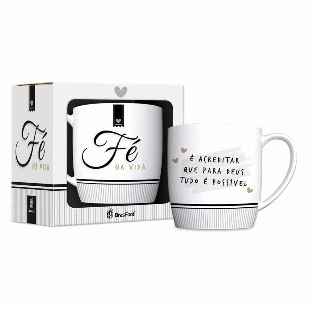 CANECA BRASFOOT 360ML FE NA VIDA 12190 CANECA PORCE. 360ML FE NA VIDA 12190, CANECA PORCELANA BRASFOOT, CANECA BRASFOOT FE, CANECA FE, CANECA BRASFOOT, CANECA DECORADA, CANECA PORCELANA, CANECA Cozinha