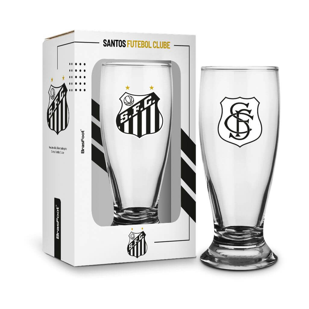 COPO MUNICH 200ML SANTOS 15180 COPO MUNICH 200ML SANTOS 15180, COPO, COPO MUNICH, 200ML, COPO DE VIDRO, SANTOS, FUTEBOL Times de Futebol