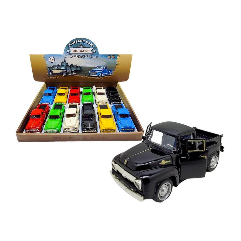 CARRO A FRICCAO DE METAL CAMINHONETE MC-7099 CAMINHONETE ANTIGA PULLBACK MC-7099, CAMINHONETE, CAMINHONETE ANTIGA, CARRINHO, CARRINHO DE FERRO, BRINQUEDO Brinquedos