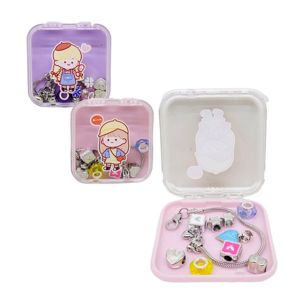 KIT PULSEIRA C/ BERLOCKS MC-7014 KIT MICANGA MC-7014, MICANGA, KIT MICANGA, MINI KIT MICANGA, ACESSORIOS, ARTIGOS COSMETICOS Beleza & Saude