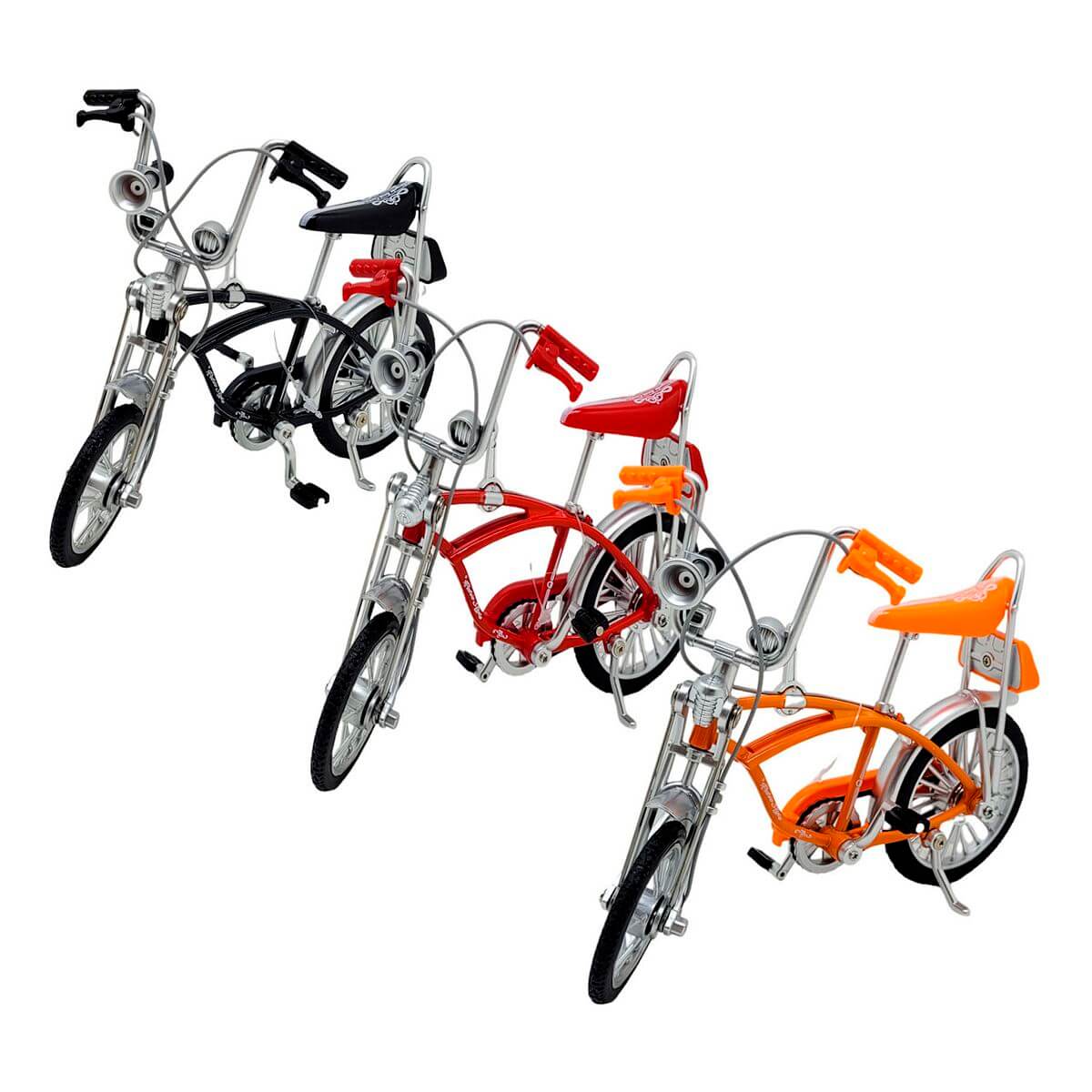 BICICLETA DE METAL 18CM MC-7378 BICICLETA DE DEDO MC-7378, BICICLETA, MINI BICICLETA, BICICLETA DE DEDO, BIKE, BRINQUEDOS Brinquedos