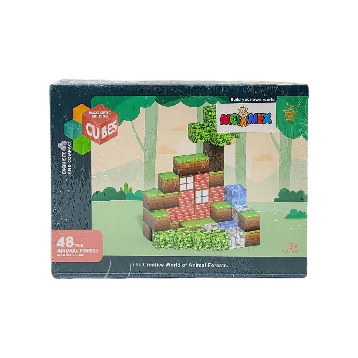 BLOCOS P/ MONTAR MAGNETICO 48PCS 18X13CM MC-7313 BRINQUEDO DE MONTAR MC-7313, BRINQUEDO DE MONTAR, LEGO, BLOCOS DE MONTAR, BRINQUEDOS, CRIATIVIDADE Brinquedos