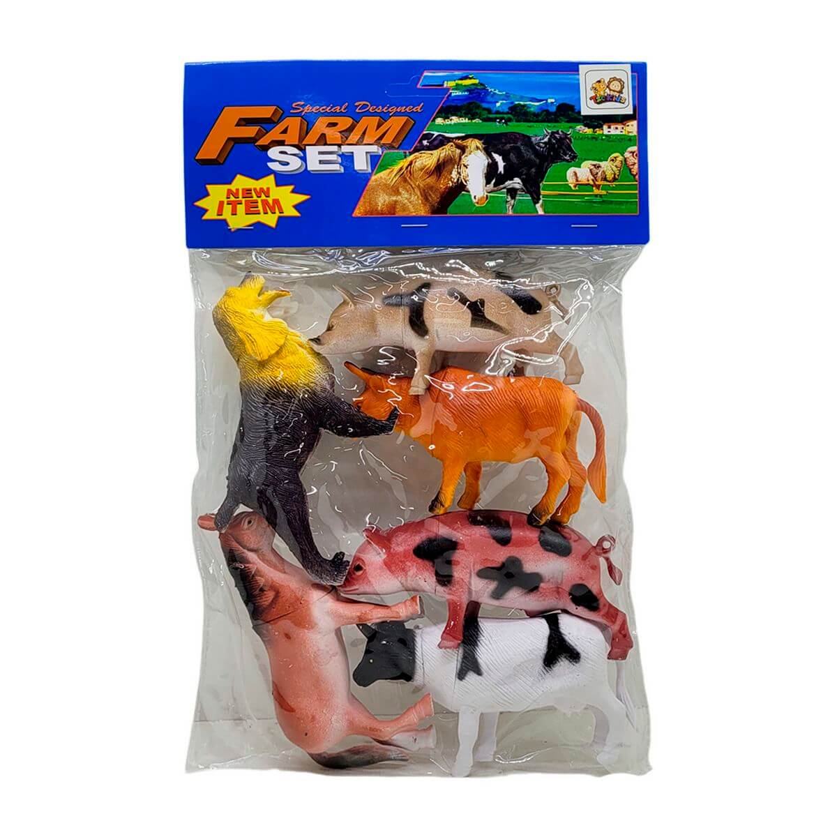 ANIMAIS DA FAZENDA 6PCS 33X20CM XZ-2383 KIT ANIMAIS FAZENDA 6PCS XZ-2383, KIT ANIMAIS, ANIMAIS DA FAZENDA, ANIMAIS DE BRINQUEDO, BRINQUEDOS Brinquedos