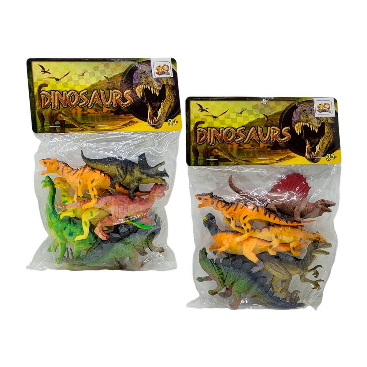ANIMAIS DINOSSAUROS 6PCS 25X16CM XZ-2391 KIT DINOSSAUROS 6PCS XZ-2391, KIT DINOSSAUROS, DINO, DINOSSAURO, KIT DINO, BRINQUEDOS Brinquedos