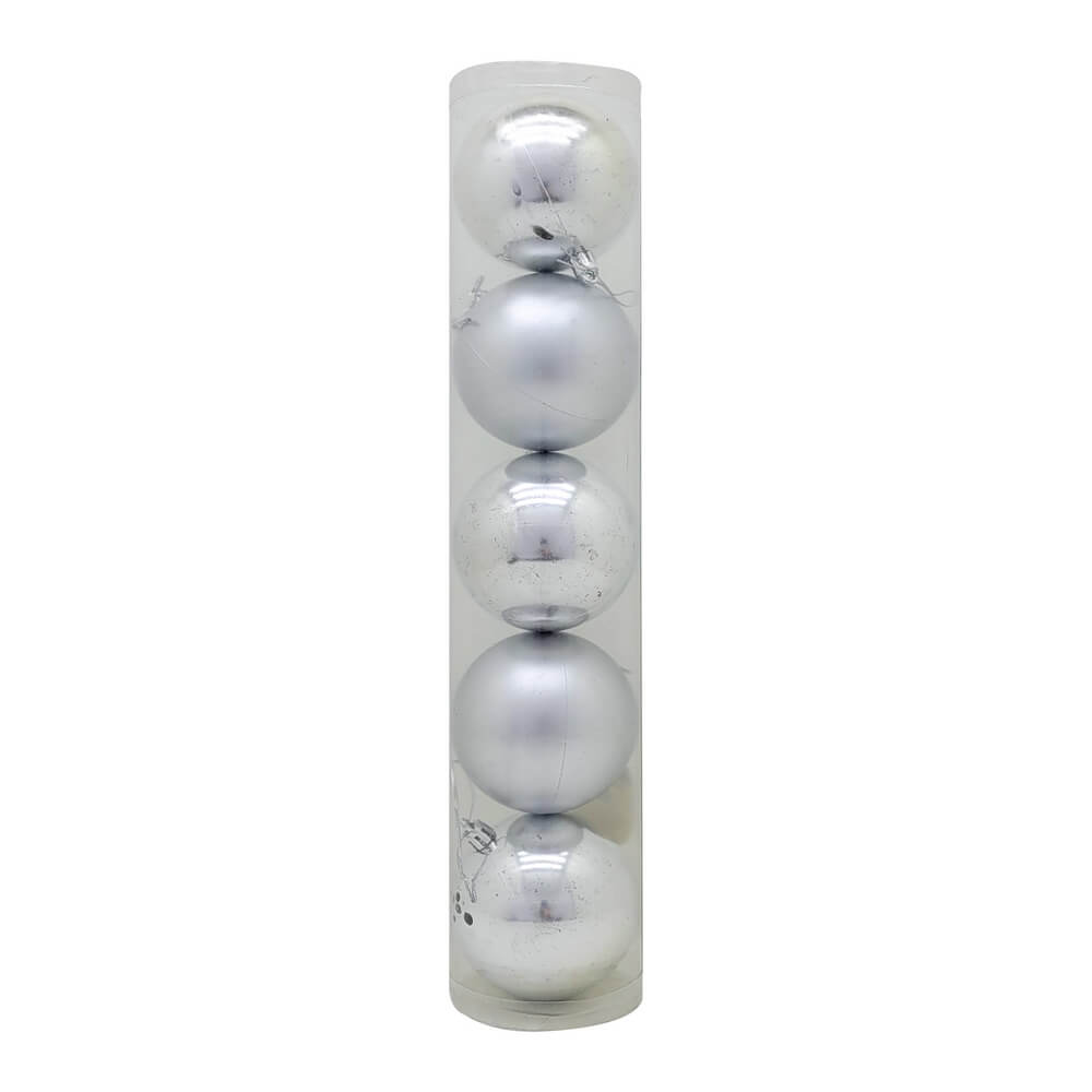 BOLA DE NATAL TUBO C/5 8CM NTB1805P BOLA DE NATAL TUBO NTB1805P C/5 BOLAS, ENFEITE NATAL, ENFEITE DECORATIVO, NATAL, PAPAI NOEL, GUIRLANDA, GUIZO, BOLAS NATAL, BOLAS NATALINAS, BOLAS ENFEITADAS NATAL, BOLA ARVORE NATAL, ARVORE NATAL Natal e Ano Novo