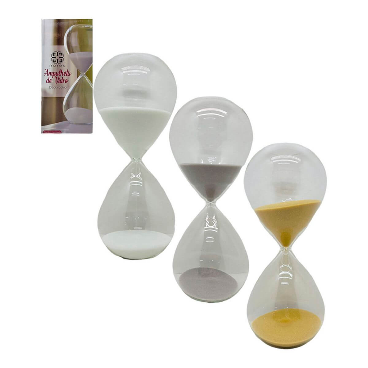 AMPULHETA DE VIDRO CB0238 30MIN 20CM AMPULHETA DE VIDRO 8X20CM CB0238, AMPULHETA, AMPULHETA DE VIDRO, AMPULHETA 20CM, AMPULHETA DECORATIVA, DECORACAO Decoracao e Presentes
