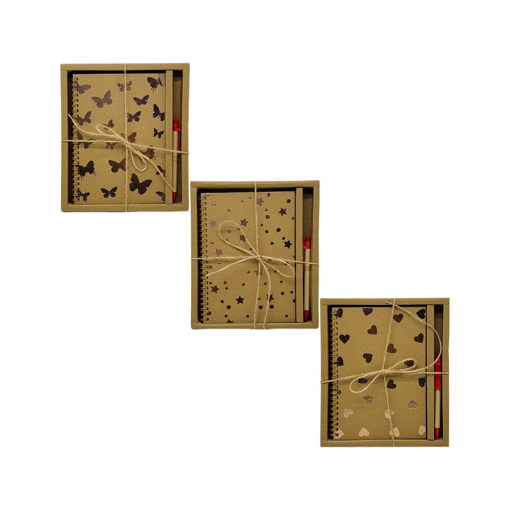 CADERNO DE ANOTACAO 24CM 80FLS KRAFT HA80258 KIT C/ BLOCO E CANETA 80FLS HA80258, ANOTACOES, CADERNO, MATERIAL, BLOCO, FOLHA, PAPELARIA Material Escolar e Papelaria