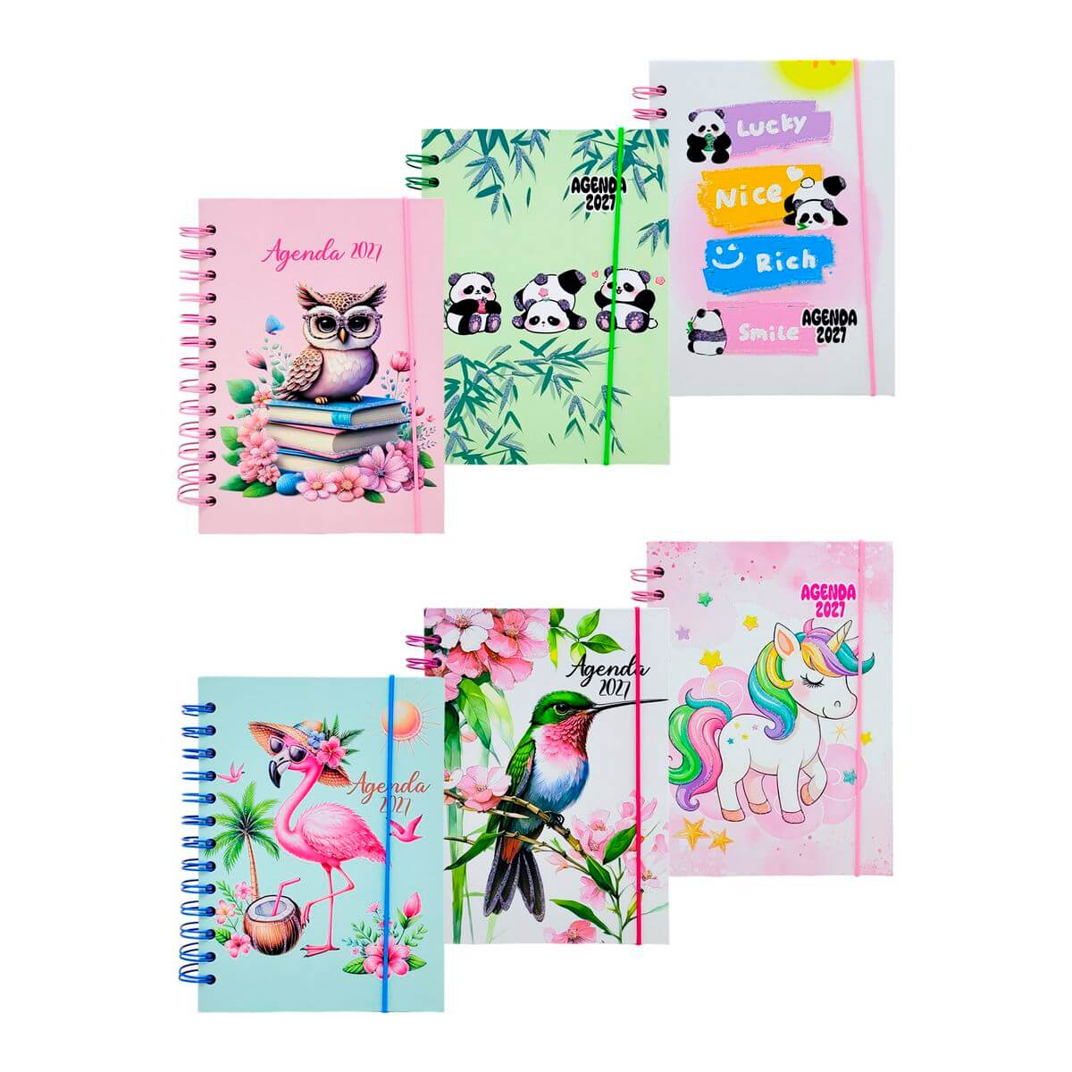 AGENDA 2027 12,9X17,9CM 168FLS AG27038 Material Escritório