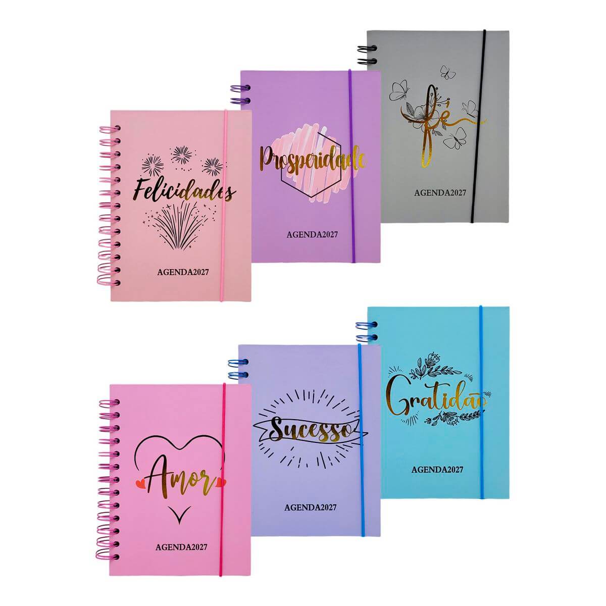 AGENDA 2027 12,9X17,9CM 168FLS AG27046 Material Escritório
