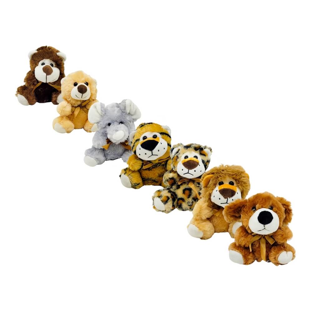 PELUCIA ANIMAIS DIVERSOS 15CM FC2670 PELUCIA ANIMAIS DIVERSOS FC2670, PELUCIA, URSINHO, CACHORRO, TIGRE, ELEFANTE Brinquedos