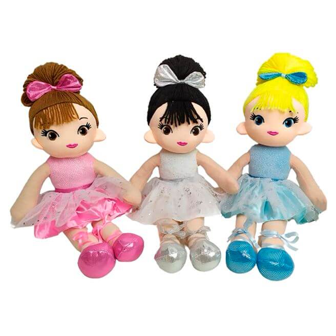 BONECA DE PANO BAILARINA 41CM F1815 BONECA DE PANO BAILARINA F1815, BONECA, BONECA DE PANO, BAILARINA, BONECA BAILARINA, BRINQUEDOS Brinquedos