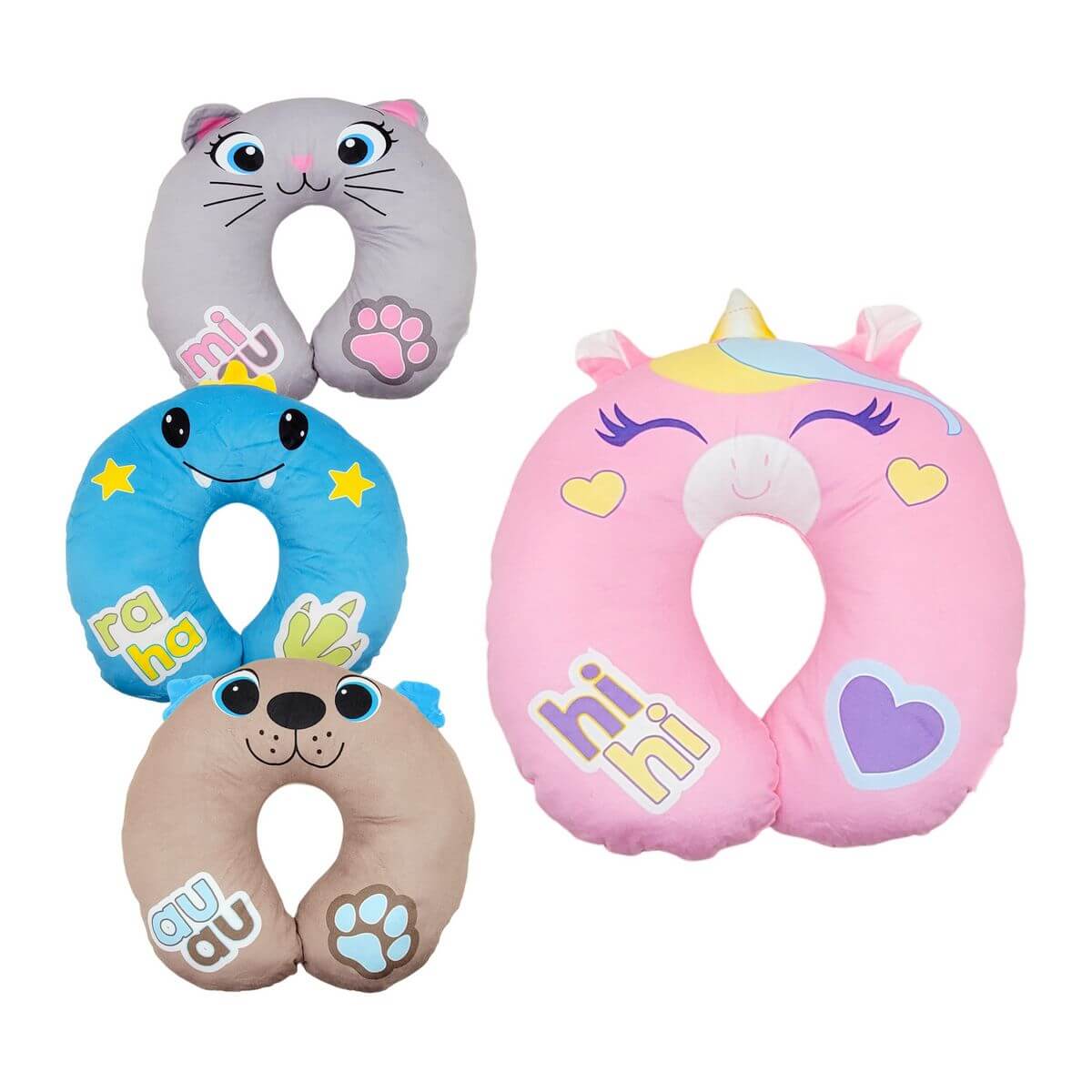 ALMOFADA DE PESCOCO 30CM FE7499 ALMOFADA DE PESCOCO FE7499, ALMOFADA, ALMOFADA DE PESCOCO, TRAVESSEIRO DE PESCOCO, PELUCIA Decoracao e Presentes