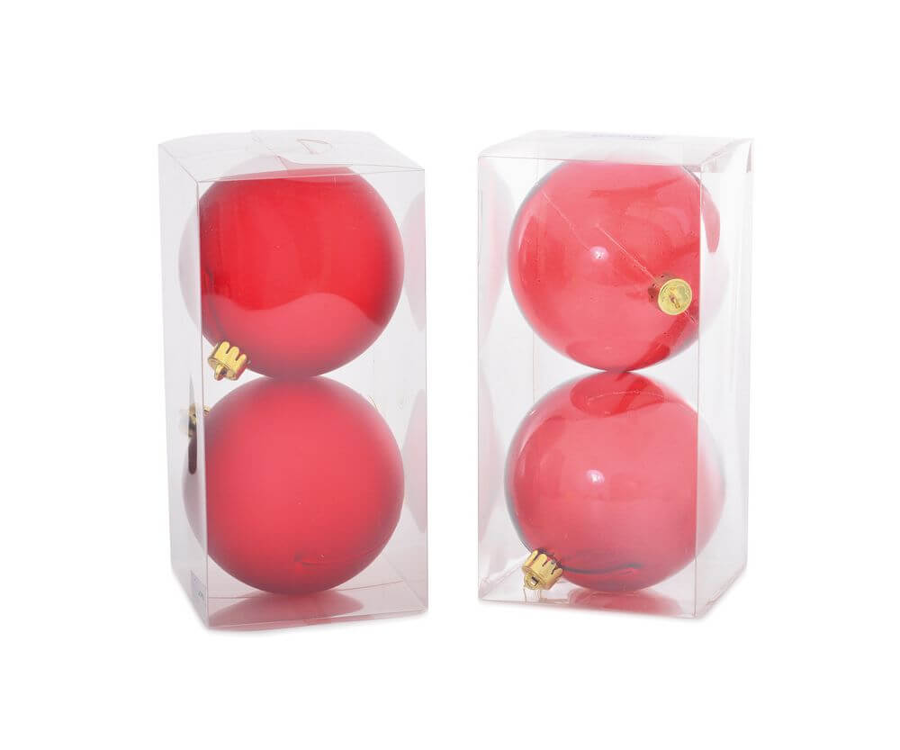 BOLA DE NATAL KIT NTB60273 C/2 9,5CM ENF. NATAL C/2 BOLAS NTB60273, ENFEITE DE NATAL, NATAL, BOLA DE NATAL, BOLINHA DE NATAL Natal e Ano Novo