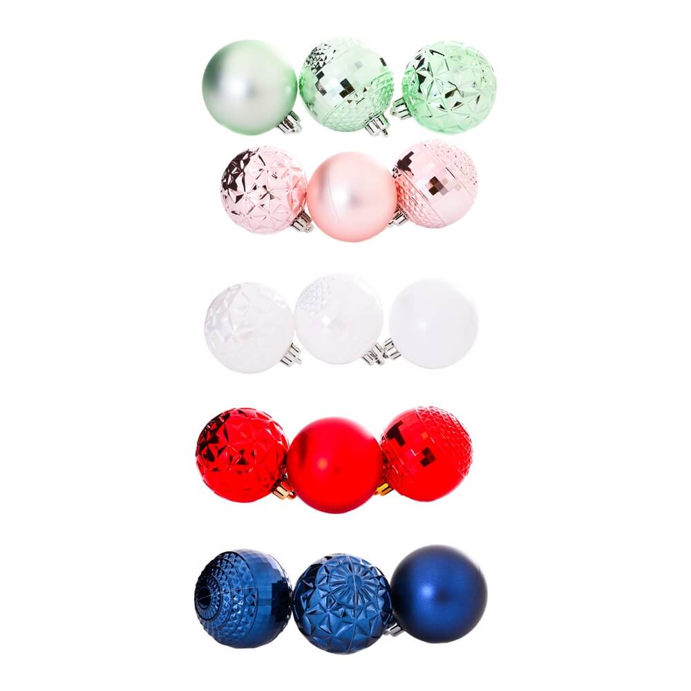 BOLA DE NATAL KIT C/3 6CM NTB40261 ENF. NATAL C/3 BOLAS NTB40261, ENFEITE BOLA NATAL, BOLA NATAL 03 PCS, BOLA NATAL, ENFEITE NATAL, ENFEITE ARVORE NATAL, NATAL Natal e Ano Novo