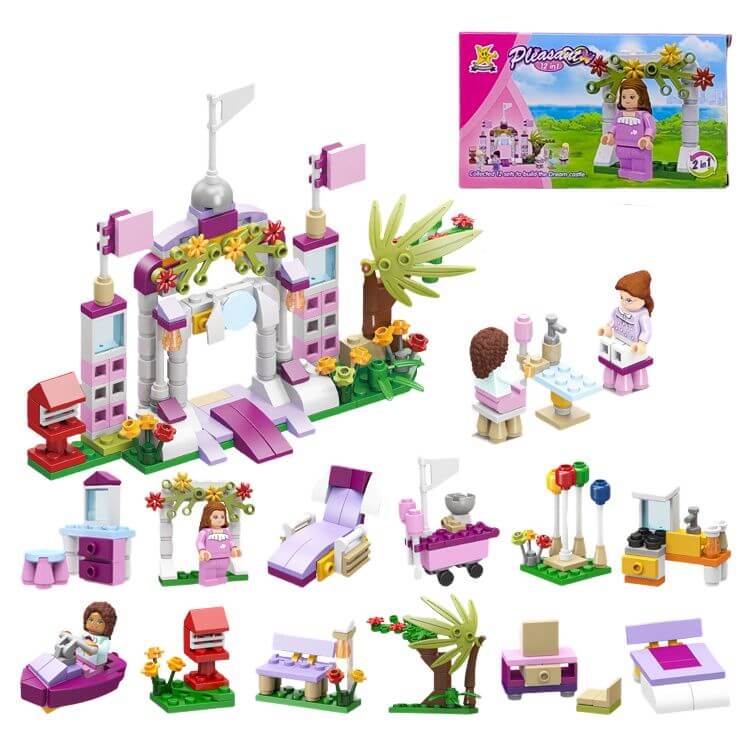 BLOCO P/ MONTAR MENINA 12EM1 JRF-10.0345 BLOCO P/ MONTAR MENINA 12EM1 JRF-10.0345, BLOCO MONTAR FEMININO, PLEASANT BUILDING BLOCKS, BLOCO MONTAR, BRINQUEDO BLOCO MONTAR FEMININO Brinquedos