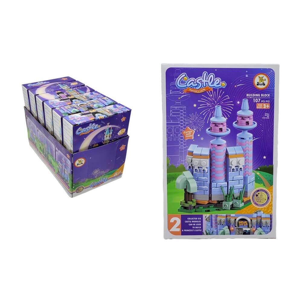 BLOCOS P/ MONTAR CASTELO 20X13CM JRF-10.0763 BLOCOS DE MONTAR CASTELO JRF-10.0763, BLOCOS DE MONTAR, LEGO, BLOCOS DE MONTAR CASTELO, LEGO CASTELO, CASTELO, CASTELO DE PRINCESA, BRINQUEDOS Brinquedos