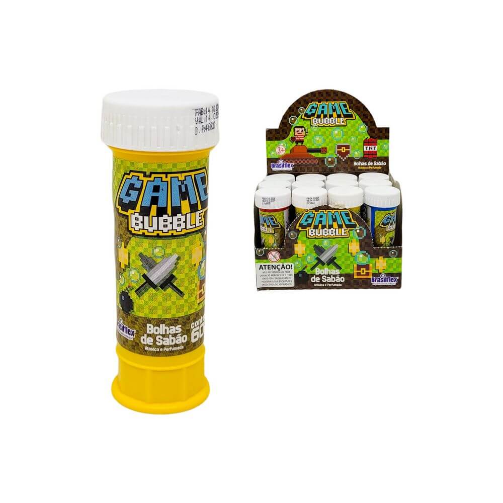 BOLHA DE SABAO 60ML GAME 870009 BOLHA DE SABAO 60ML GAME 870009, BOLHA, BOLHA DE SABAO, BRINQUEDO BOLHA, BOLHA DE SABAO 60ML, BOLHA DE SABAO GAME, GAME BUBBLE, BRINQUEDOS Brinquedos