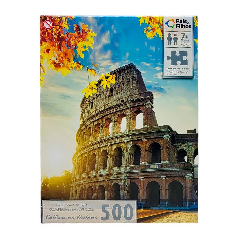 QUEBRA CABECA 500PCS COLISEU 792990 QUEBRA-CABECA COLISEU 500PCS 792990, QUEBRA-CABECA, QUEBRA-CABECA COLISEU, QUEBRA-CABECA 500 PECAS, JOGO, PUZZLE, BRINQUEDOS Brinquedos