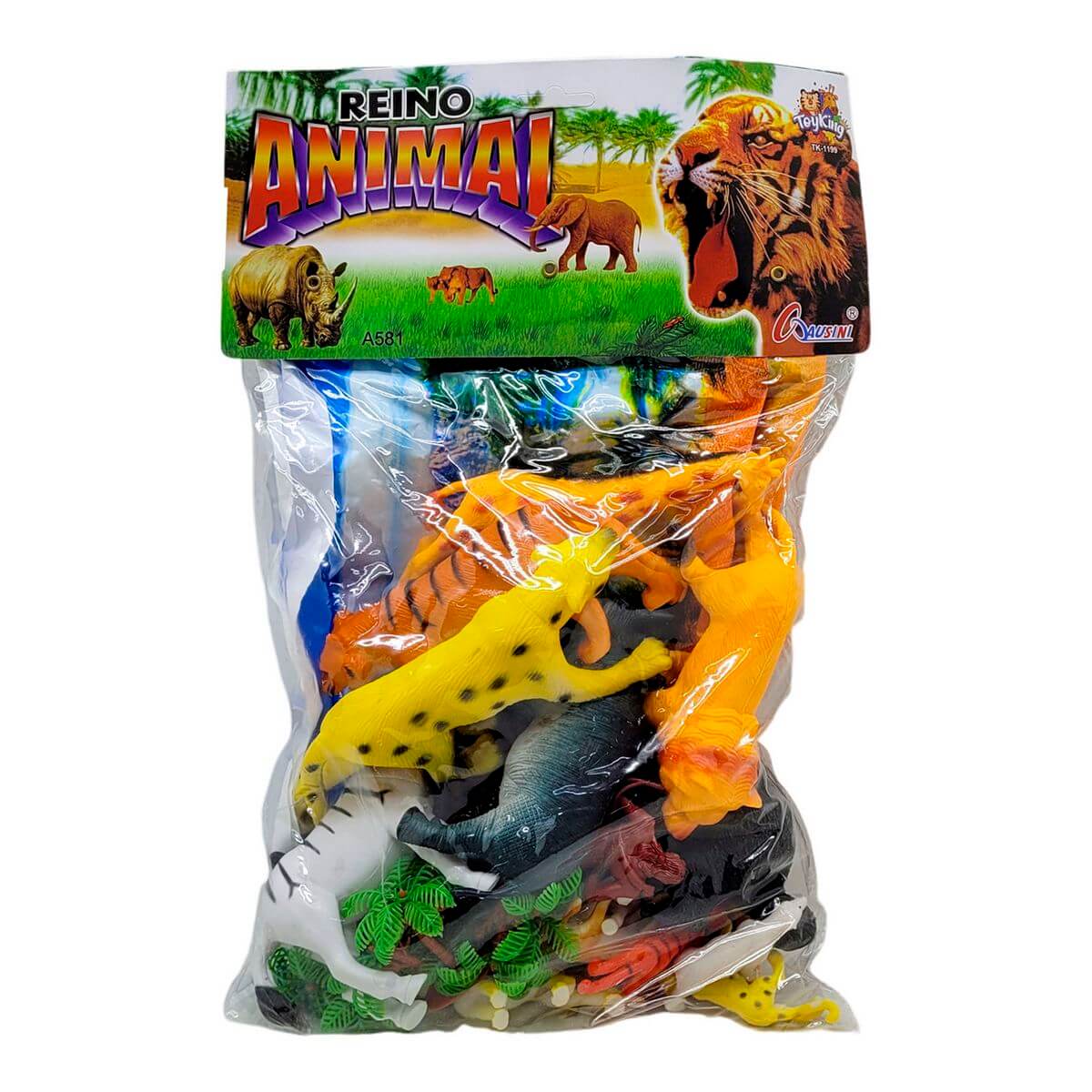 ANIMAIS DA SELVA 23PCS 38X22CM TK-1199 KIT REINO ANIMAL 23PCS TK-1199, REINO ANIMAL, KIT ANIMAIS, ANIMAIS SELVAGENS, ANIMAIS DIVERSOS, BRINQUEDOS Brinquedos