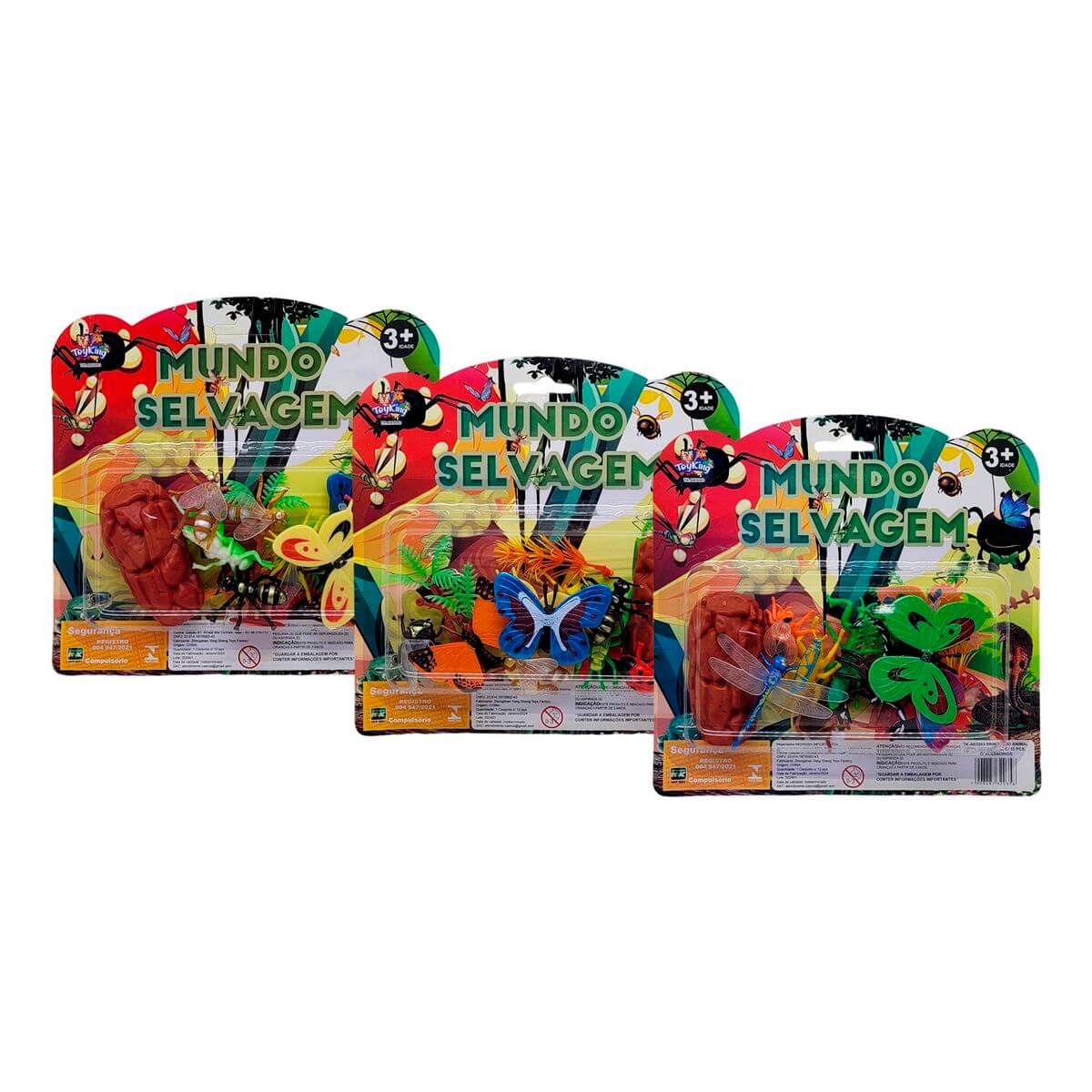 ANIMAIS INSETOS SELVAGEM 12PCS 20X20CM TK-AB5093 KIT INSETOS SELVAGEM 12PCS TK-AB5093, KIT INSETOS, INSETOS SELVAGEM, MUNDO SELVAGEM, BRINQUEDOS Brinquedos