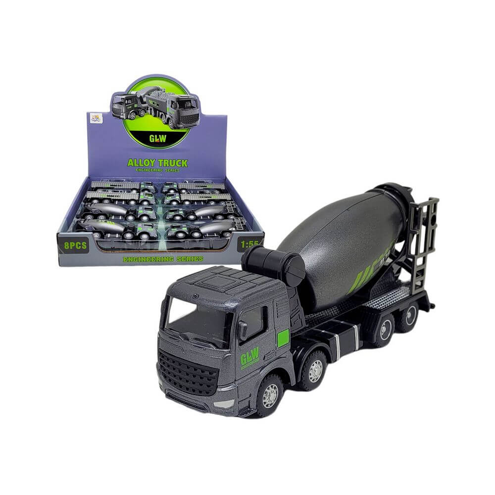 CAMINHAO A FRICCAO METAL 16CM TK-AB6858 BRINQ CAMINHAO METAL TK-AB6858, CAMINHAO, CAMINHAO DE METAL, BRINQUEDO CAMINHAO, CAMINHAO DE CONSTRUCAO, CAMINHAO CINZA, CAMINHAO A FRICCAO, BRINQUEDOS Brinquedos