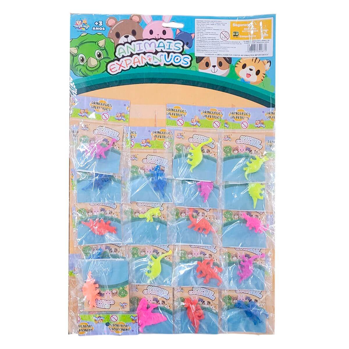ANIMAIS EXPANSIVOS CTL 20PCS TK-AB4865 ANIMAIS EXPANSIVOS CTL 20PCS TK-AB4865, ANIMAIS EXPANSIVOS, DINO, DINOSSAURO, BRINQUEDOS, KIT DINO, KIT ANIMAIS Brinquedos