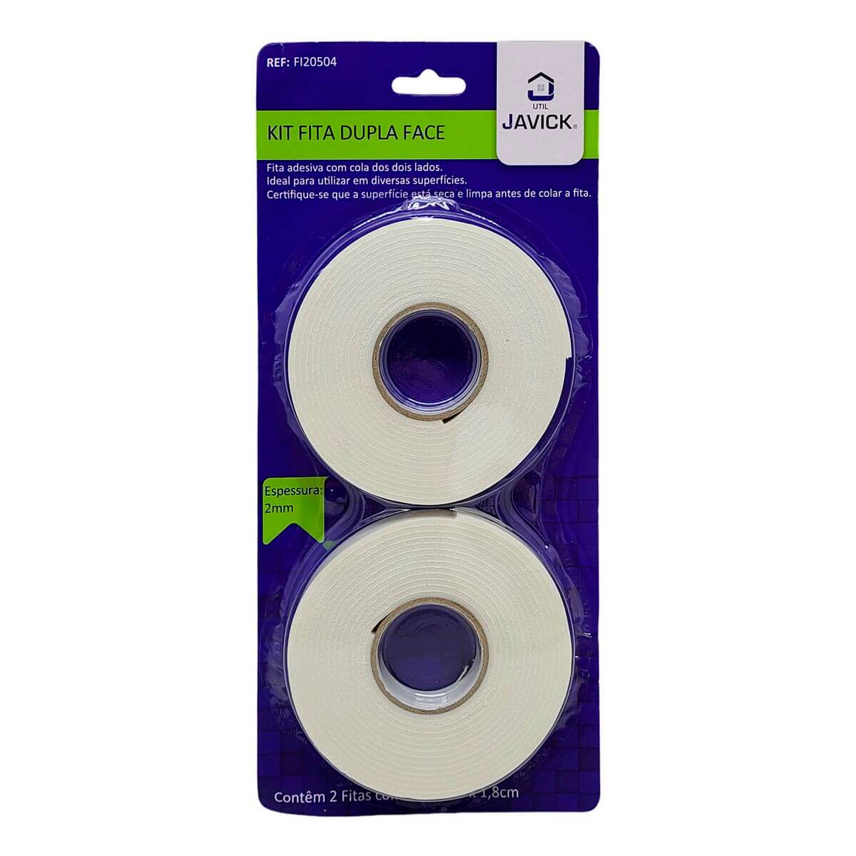 FITA ADESIVA DUPLA FACE 3M 2PCS FI20504 FITA ADESIVA DUPLA FACE 3M 2PCS FI20504, FITA, FITA ADESIVA, DUPLA FACE, KIT FITAS, PAPELARIA Material Escritório