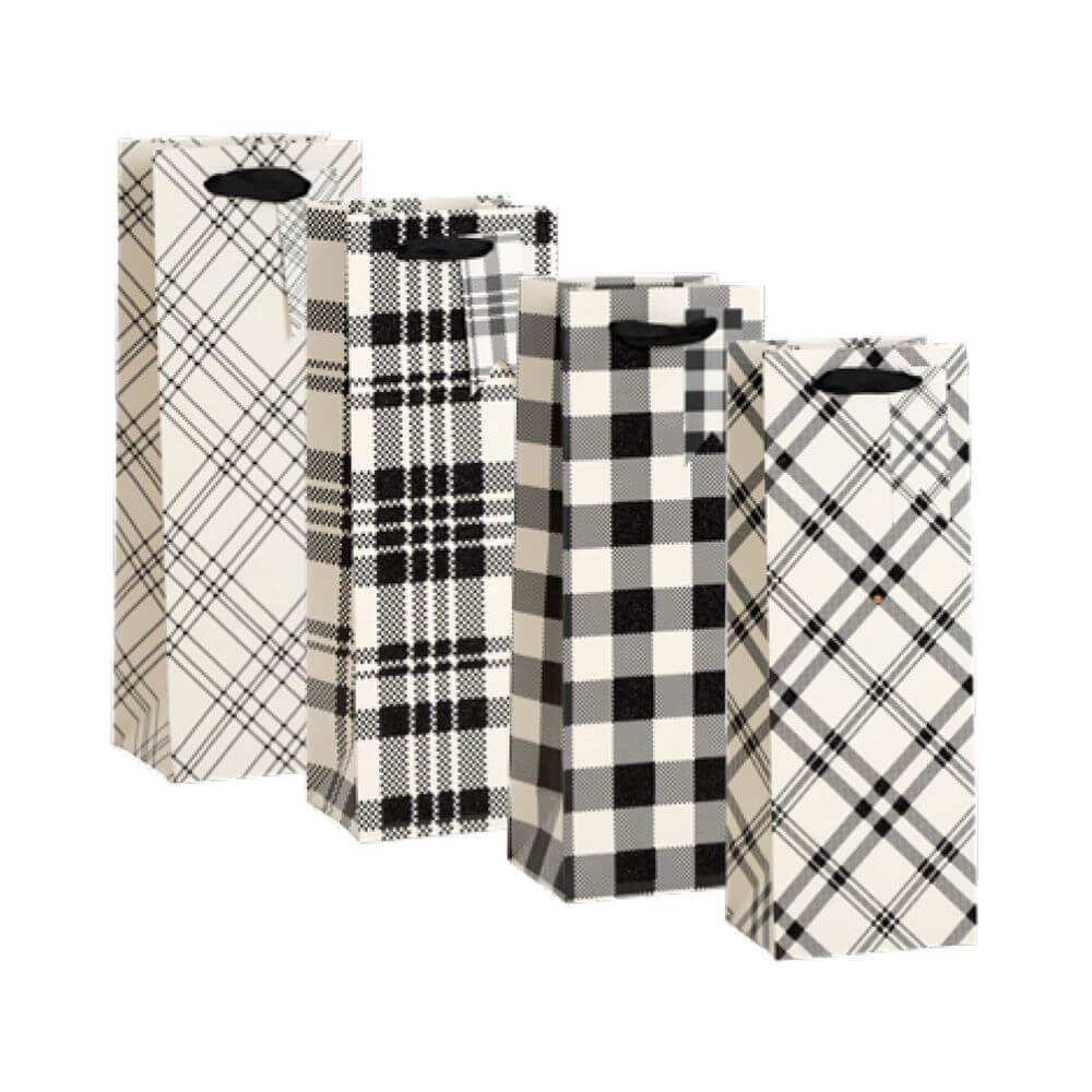 SACOLA P/ VINHO 34X12,5X10 CM RMT2039 SACOLA P/ VINHO 12,5X34,5X10CM RMT2039, SACOLA, SACOLA PARA VINHO, SACOLA 10CM, SACOLA DE PAPEL, SACOLA QUADRICULADA, EMBALAGENS Decoracao e Presentes