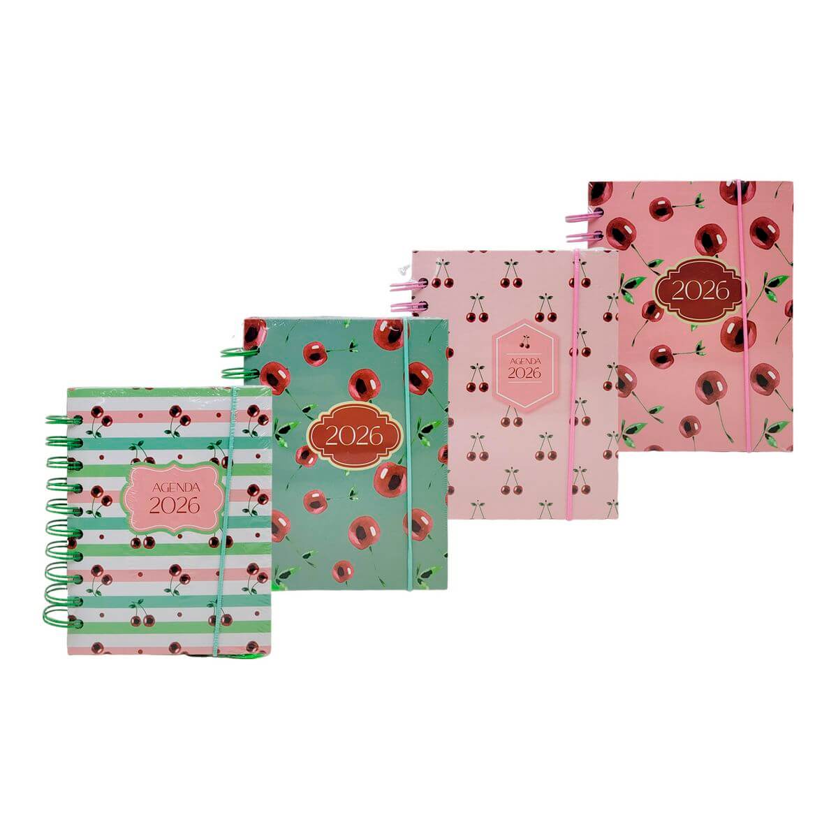 AGENDA 2026 11X15,2CM 168FLS RMT5701 AGENDA 2026 11X15,2CM 168FLS RMT5701, AGENDA, CEREJA, 2026, 168 FOLHAS, ESCRITORIO, ESCOLA, PAPELARIA Material Escritório