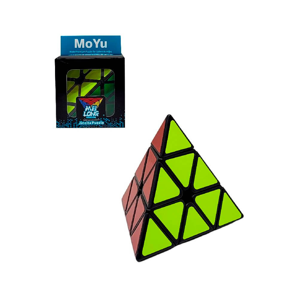 CUBO MAGICO PIRAMIDE XZ-1583 BRINQUEDO PUZZLE MAGICO XZ-1583, CUBO MAGICO, PYRAMINX, CUBO PYRAMINX Brinquedos