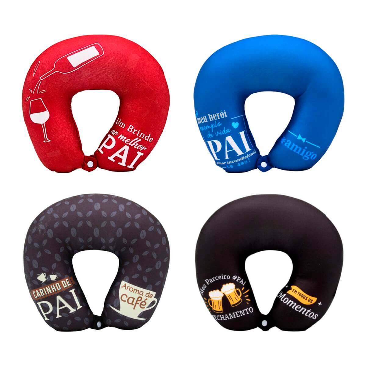 ALMOFADA DE PESCOCO 28X27CM PAI FJ91170 ALMOFADA PESCOCO 28X27CM PAI FJ91170, ALMOFADA DE PESCOCO, TRAVESSEIRO DE PESCOCO, PAI, DIA DOS PAIS, PRESENTE-Produtos de Época