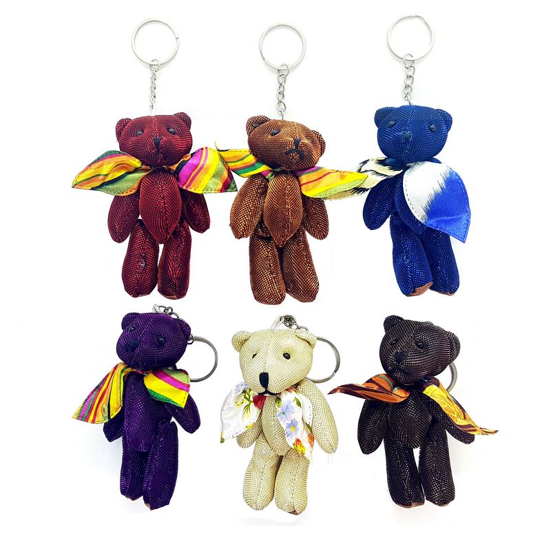 CHAVEIRO PELUCIA TECIDO URSO 10CM ZY-10 CHAVEIRO URSO, CHAVEIRO DECORADO, CHAVEIRO BICHINHO, CHAVEIRO ANIMAL Decoracao e Presentes