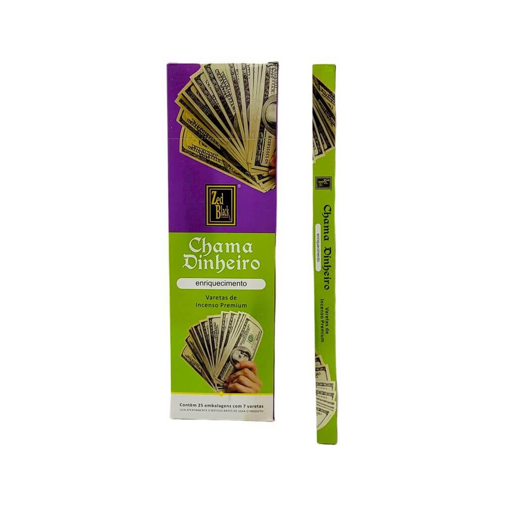 CJ. INCENSO C/7 VAR. CHAMA DINHEIRO CJ. INCENSO C/7 VAR. CHAMA DINHEIRO, INCENSO, INCENSO CHAMA DINHEIRO, AROMATERAPIA, MEDITACAO Decoracao e Presentes