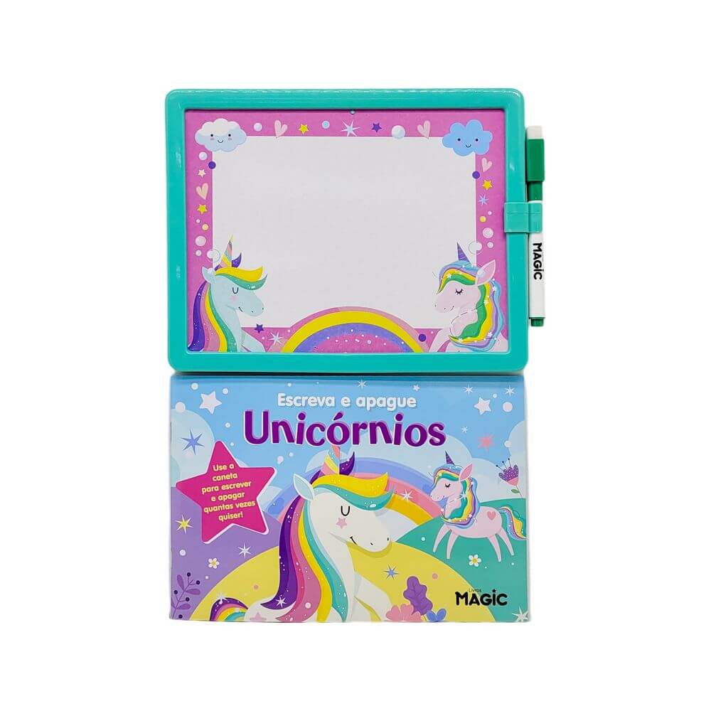 LIVRO ESCREVA/APAGUE UNICORNIOS 0605-1 LIVRO ESCREVA/APAGUE UNICORNIOS 0605-1, LIVRO, ESCREVA/APAGUE, ESCREVA E APAGUE, UNICORNIOS, LIVRO UNICORNIOS, BRINQUEDOS Brinquedos