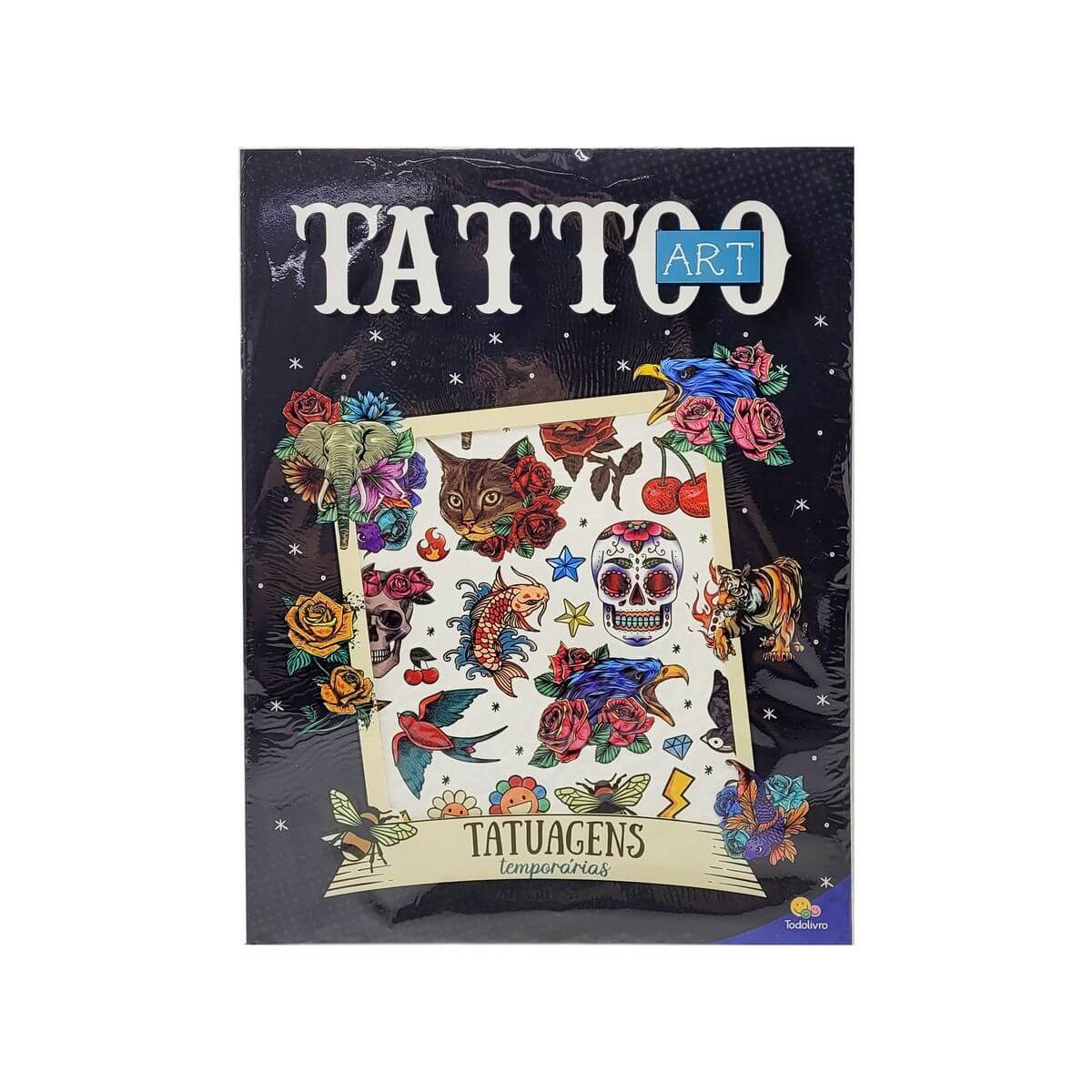 LIVRO TATTOO MANIA ART 5533-7 LIVRO TATTOO MANIA ART 5533-7, LIVRO, LIVRO INFANTIL, LIVRO DE ATIVIDADES, TATTOO MANIA, TATTOO ART, CRIATIVIDADE, BRINQUEDOS Brinquedos