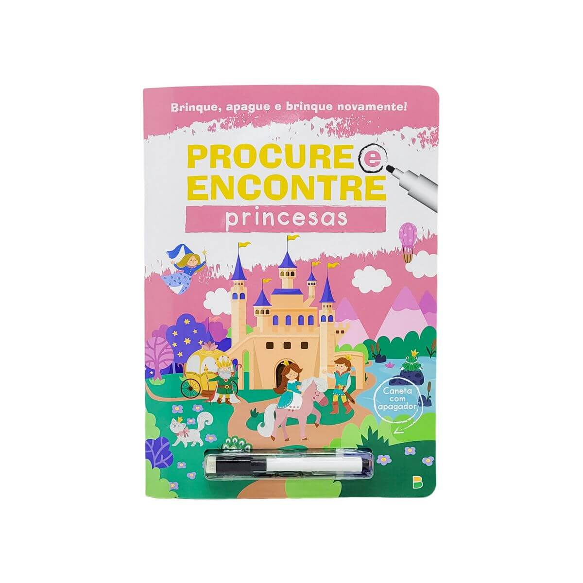 LIVRO C/ CANETA APAGUE PRINCESAS 6069-0 LIVRO C/ CANETA APAGUE PRINCESAS 6069-0, LIVRO, LIVRO INFANTIL, PROCURE E ENCONTRE, PRINCESAS, EDUCATIVO, BRINQUEDOS Brinquedos